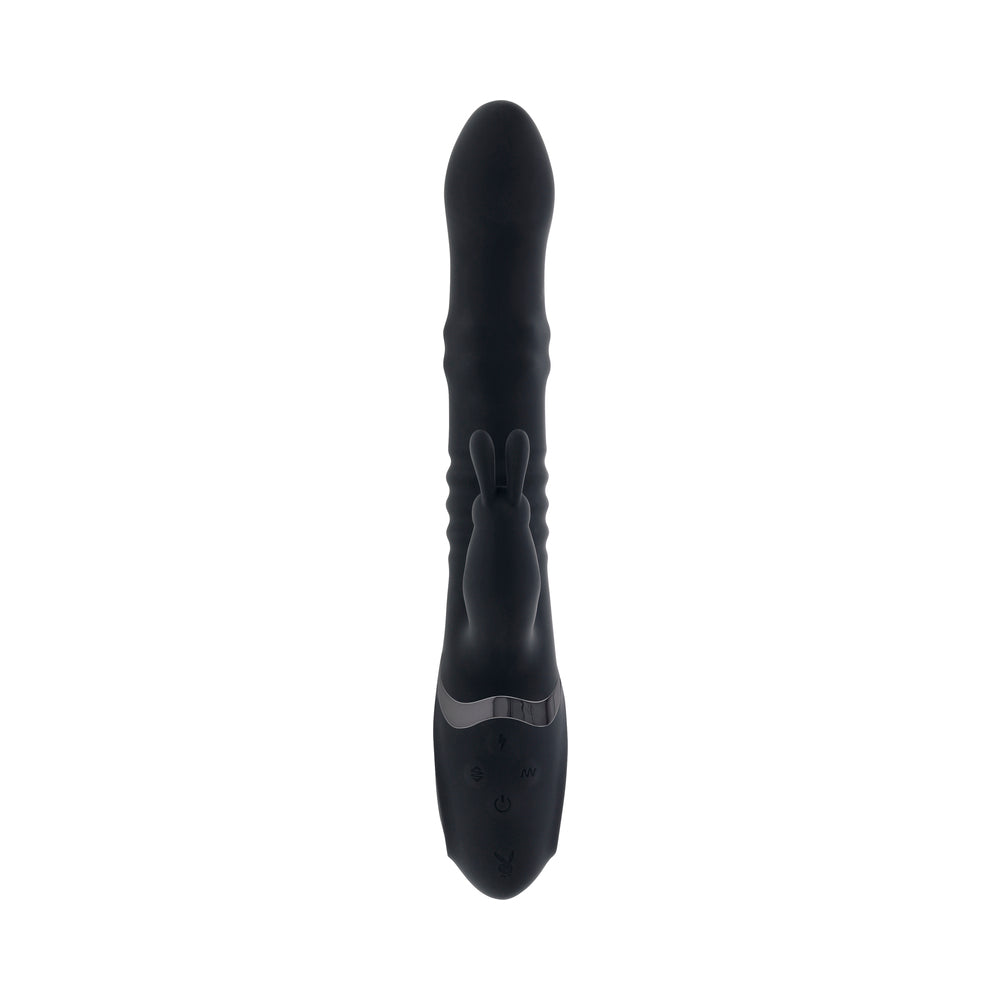 PLAYBOY BIG BUNNY ENERGY RECHARGEABLE SILICONE TRIPLE STIM VIBRATOR 2AM