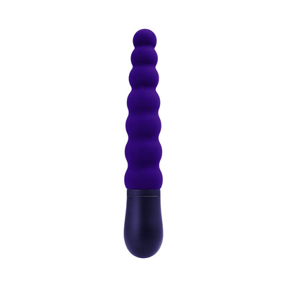 SELOPA BEADED BEAUTY SILICONE VIBRATOR PURPLE