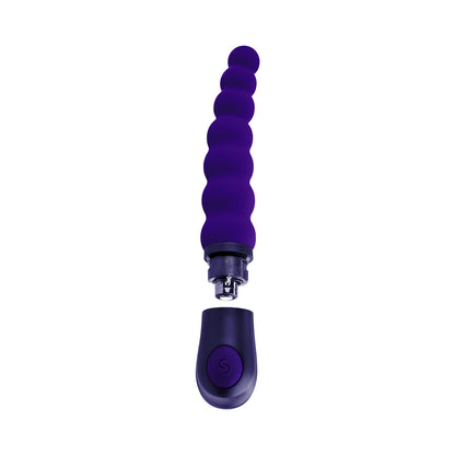 SELOPA BEADED BEAUTY SILICONE VIBRATOR PURPLE