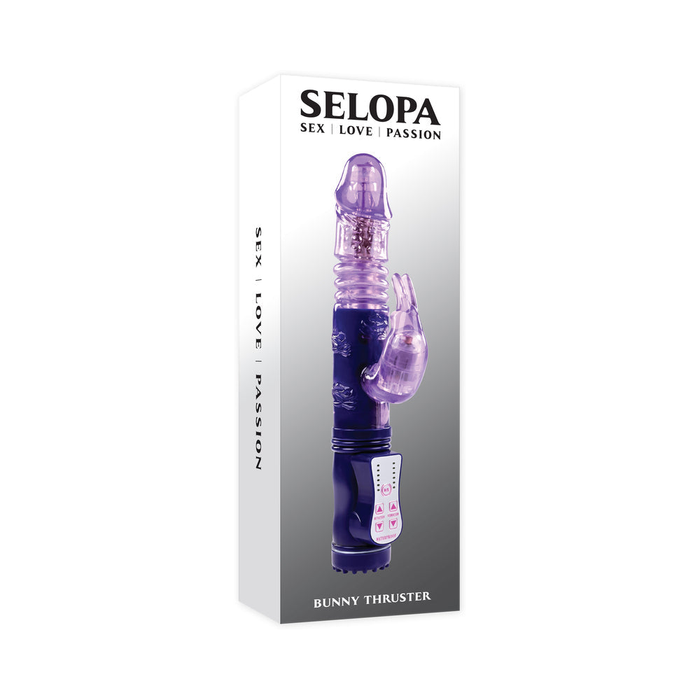 SELOPA - BUNNY THRUSTER THRUSTING RABBIT VIBRATOR PURPLE