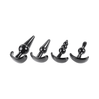 SELOPA - INTRO TO PLUGS 4-PIECE ANAL PLUG SET BLACK