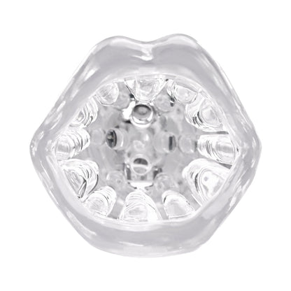 ZERO TOLERANCE CYCLONE RECHARGEABLE VIBRATING SPINNING STROKER BLACK CLEAR