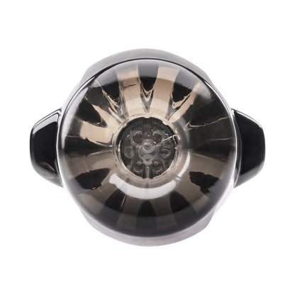 ZERO TOLERANCE A SUCKING GOOD TIME RECHARGEABLE VIBRATING STROKER BLACK SMOKE