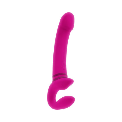 GENDER X SHARING IS CARING RECHARGEABLE SILICONE DUAL-ENDED VIBRATOR PINK