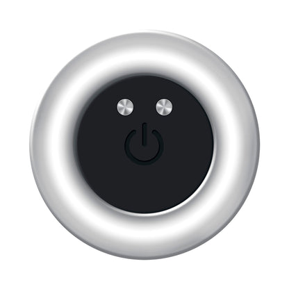 GENDER X ROCKIN'' METAL PLUG XL RECHARGEABLE VIBRATING ANAL PLUG ALUMINUM SILVER