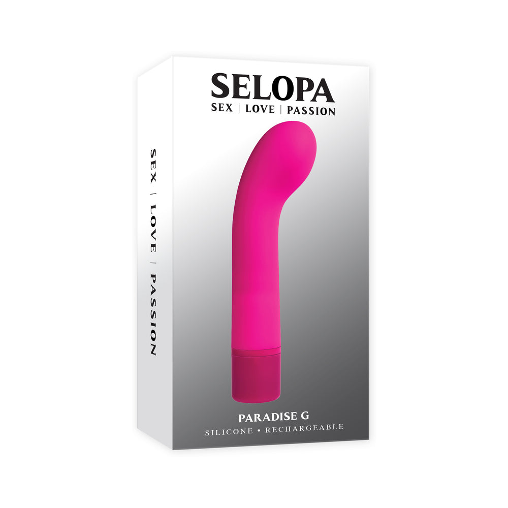 SELOPA - PARADISE G RECHARGEABLE SILICONE G-SPOT VIBRATOR PINK