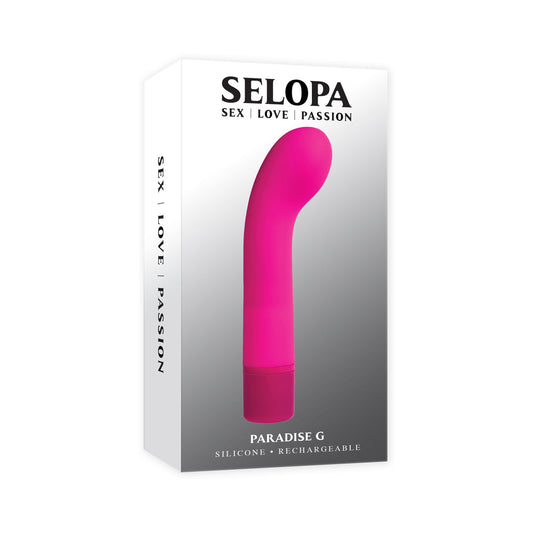 SELOPA - PARADISE G RECHARGEABLE SILICONE G-SPOT VIBRATOR PINK