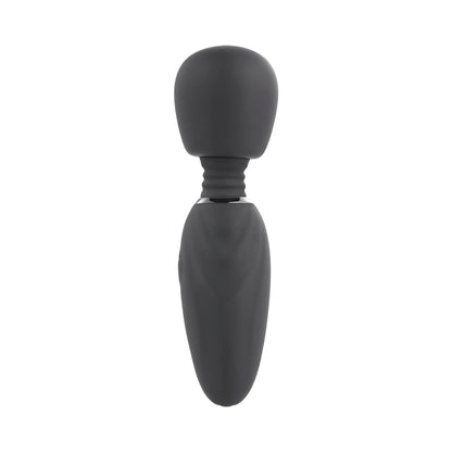 SELOPA BUZZ ONE OUT RECHARGEABLE SILICONE MINI WAND VIBRATOR BLACK