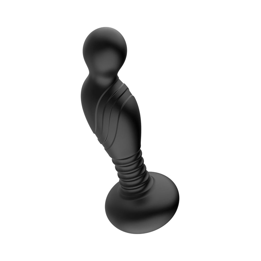 ASS-SATION REMOTE VIBRATING P-SPOT PLUG BLACK