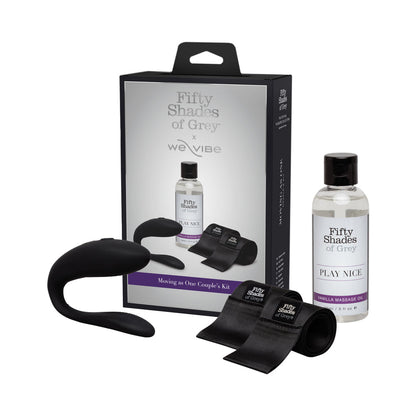 FIFTY SHADES OF GREY WE-VIBE MOVING AS ONE KIT BLACK