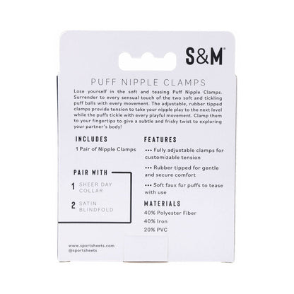 SPORTSHEETS SEX & MISCHIEF PUFF NIPPLE CLAMPS
