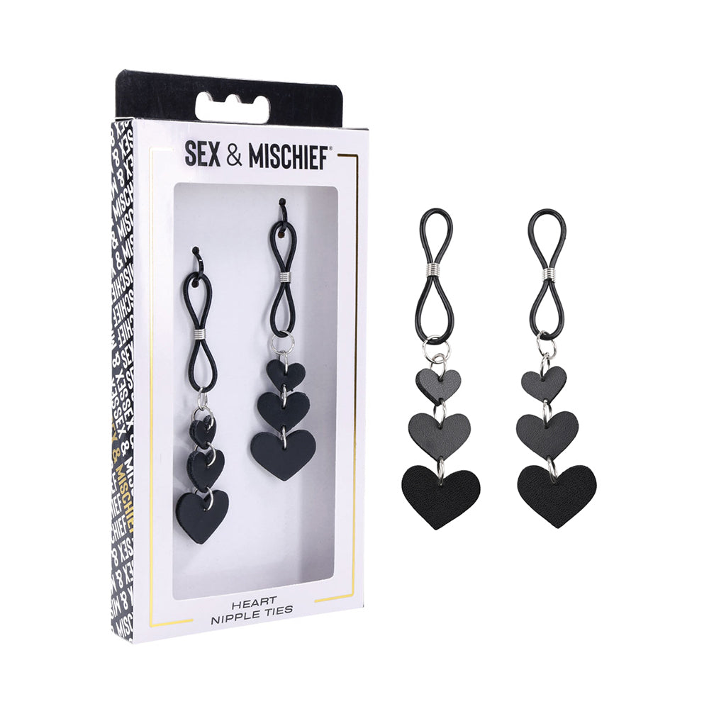SPORTSHEETS SEX & MISCHIEF HEART NIPPLE TIES