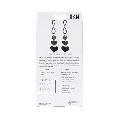 SPORTSHEETS SEX & MISCHIEF HEART NIPPLE TIES