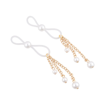 SPORTSHEETS SEX & MISCHIEF PEARL NIPPLE TIES