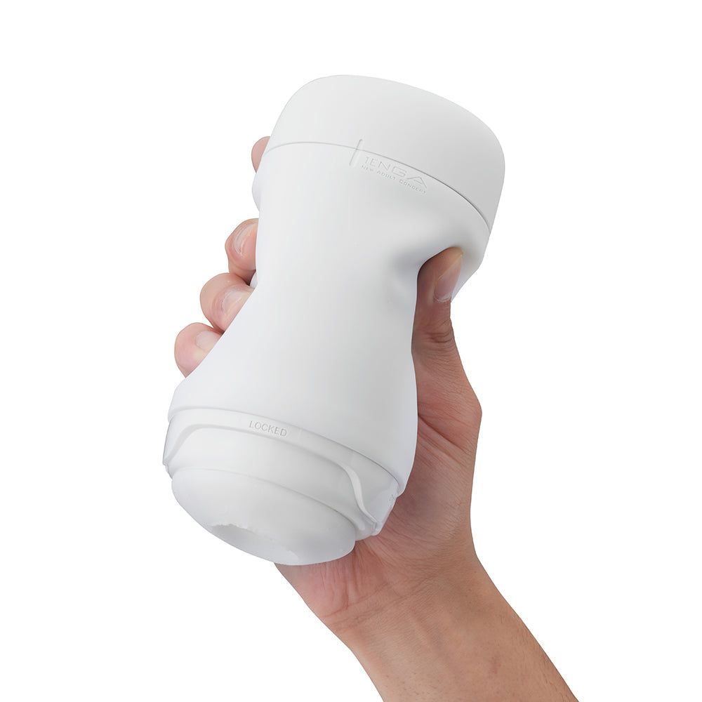 TENGA PUFFY STROKER SUGAR WHITE