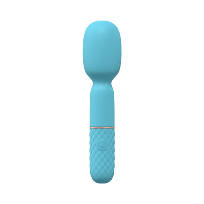 LOVELINE BELLA 10 SPEED VIBRATING MINI-WAND SILICONE RECHARGEABLE WATERPROOF BLUE