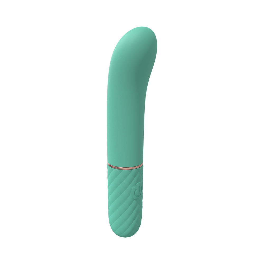 LOVELINE DOLCE 10 SPEED MINI-G-SPOT VIBE SILICONE RECHARGEABLE WATERPROOF GREEN