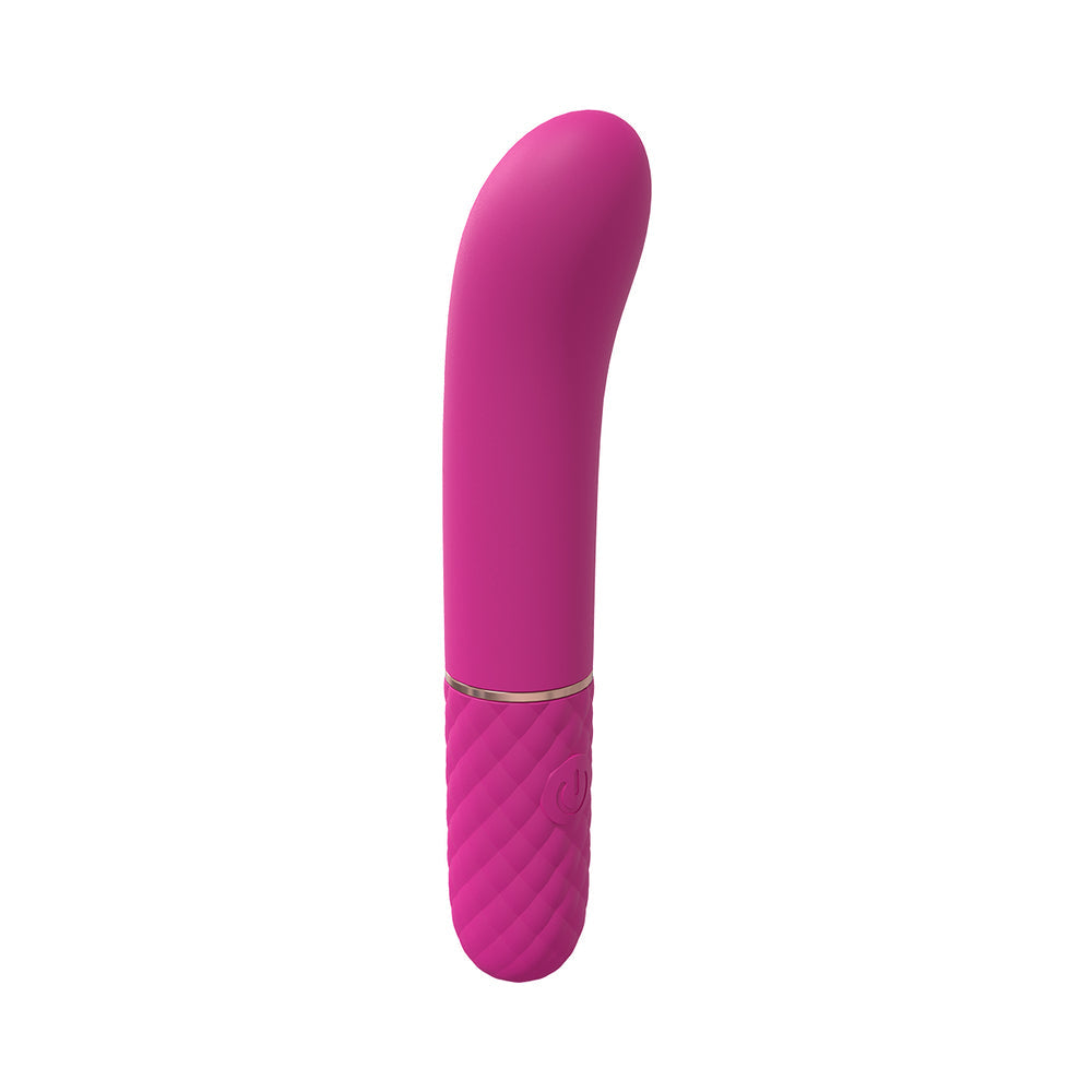 LOVELINE DOLCE 10 SPEED MINI-G-SPOT VIBE SILICONE RECHARGEABLE WATERPROOF PINK