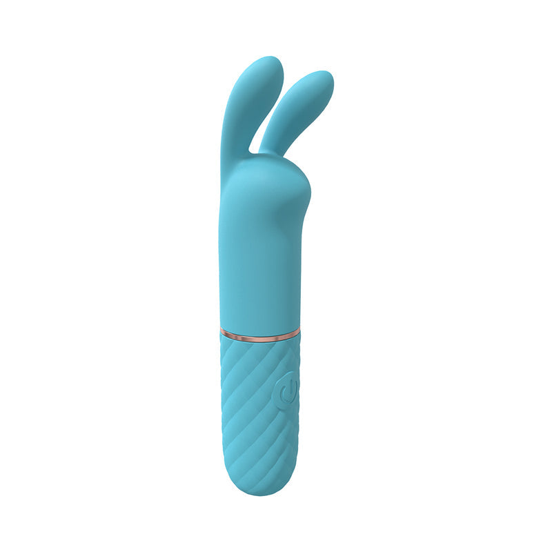 LOVELINE DONA 10 SPEED VIBRATING MINI-RABBIT SILICONE RECHARGEABLE WATERPROOF BLUE