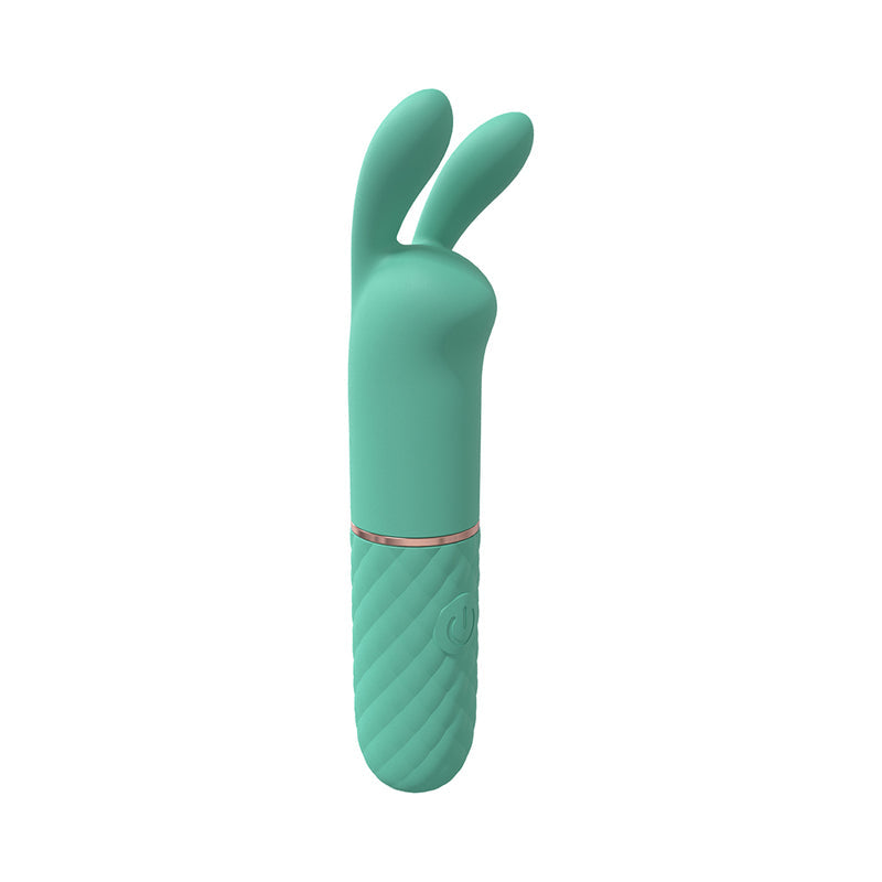 LOVELINE DONA 10 SPEED VIBRATING MINI-RABBIT SILICONE RECHARGEABLE WATERPROOF GREEN