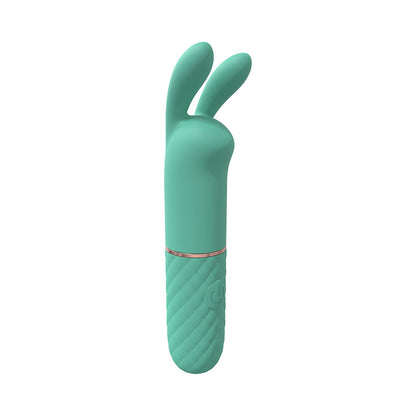 LOVELINE DONA 10 SPEED VIBRATING MINI-RABBIT SILICONE RECHARGEABLE WATERPROOF GREEN