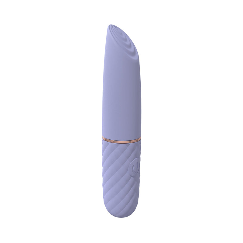 LOVELINE BESO 10 SPEED VIBRATING MINI-LIPSTICK SILICONE RECHARGEABLE WATERPROOF LAVENDER