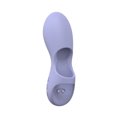 LOVELINE JOY 10 SPEED FINGER VIBE SILICONE RECHARGEABLE WATERPROOF LAVENDER