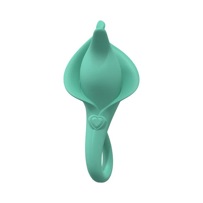LOVELINE LILY 10 SPEED CLITORAL VIBE SEALED SILICONE RECHARGEABLE SUBMERSIBLE GREEN