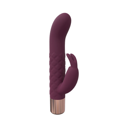 LOVELINE DEVOTION 10 SPEED MINI-RABBIT SILICONE RECHARGEABLE WATERPROOF BURGUNDY