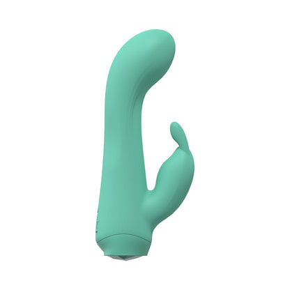 SHOTS - LOVELINE ENCHANTED DUAL MOTOR 10 SPEED RABBIT SILICONE RECHARGEABLE WATERPROOF GREEN