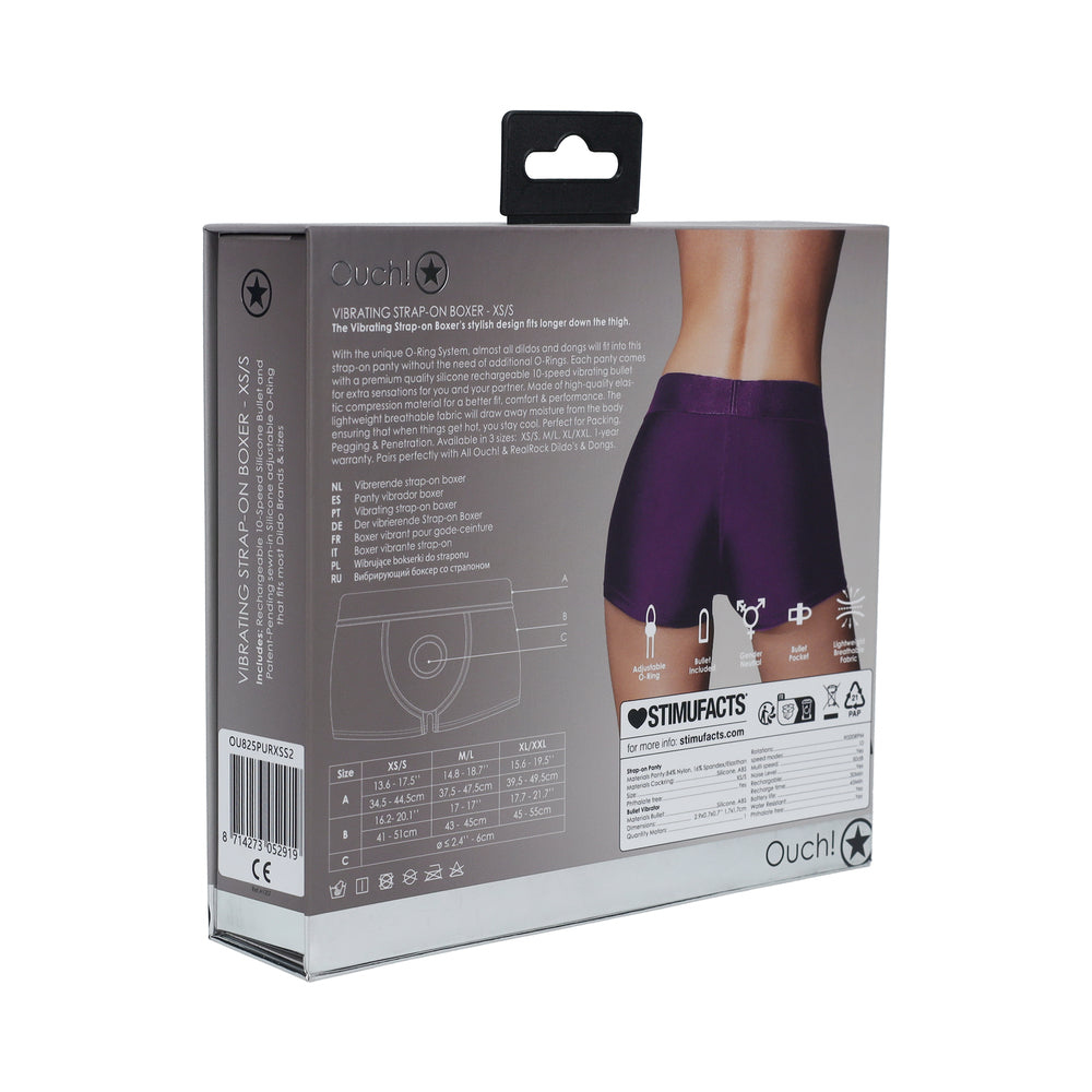 SHOTS - OUCH! VIBRATING STRAP ON BOXER