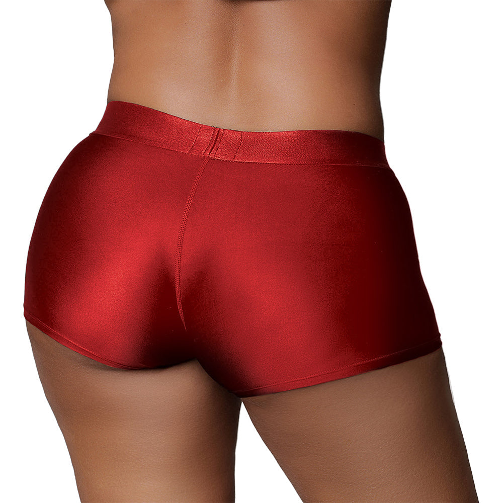 OUCH! VIBRATING STRAP-ON BOXER RED XL/XXL