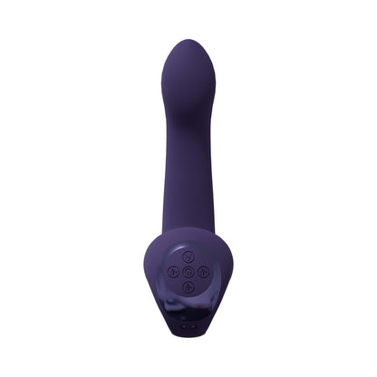 VIVE RIKO RECHARGEABLE TRIPLE MOTOR THUMPER WITH FINGER MOTION AND PULSE WAVE STIMULATOR PURPLE