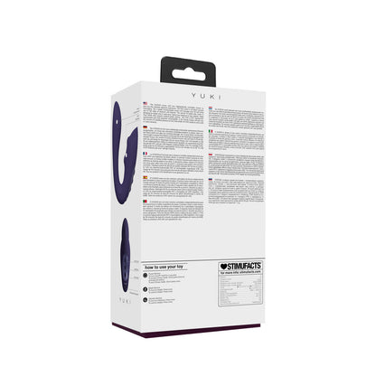 VIVE YUKI RECHARGEABLE DUAL MOTOR G-SPOT VIBRATOR WITH MASSAGING BEADS PURPLE