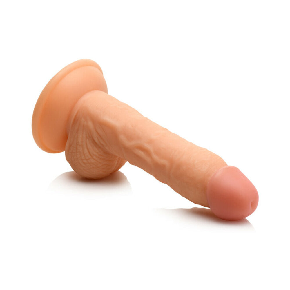 CURVE NOVELTIES - JOCK WRESTLING WAYNE 7 IN. DILDO WITH BALLS LIGHT