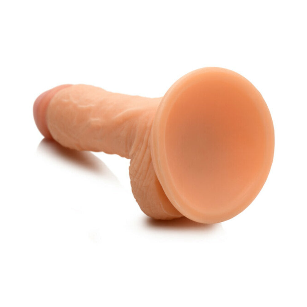 CURVE NOVELTIES - JOCK WRESTLING WAYNE 7 IN. DILDO WITH BALLS LIGHT