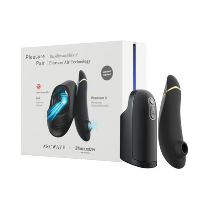 ARCWAVE,WOMANIZER - ARCWAVE X WOMANIZER PLEASURE PAIR - ION + PREMIUM 2 BLACK