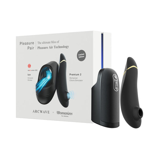 ARCWAVE,WOMANIZER - ARCWAVE X WOMANIZER PLEASURE PAIR - ION + PREMIUM 2 BLACK