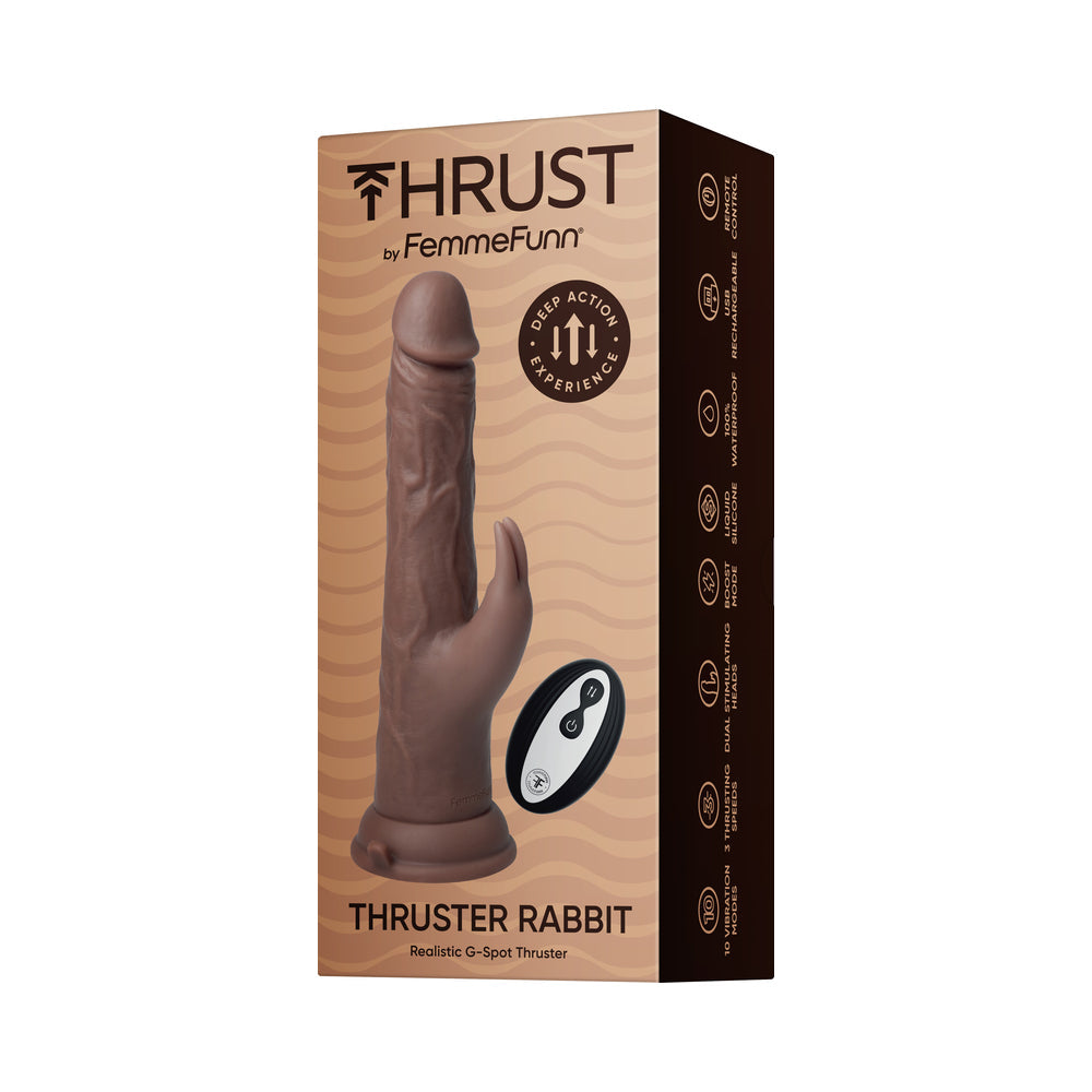 FEMMEFUNN THRUSTER RABBIT BROWN