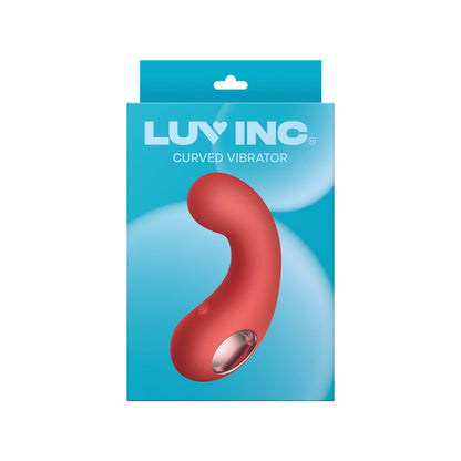 LUV INC CV77: CURVED VIBRATOR RED