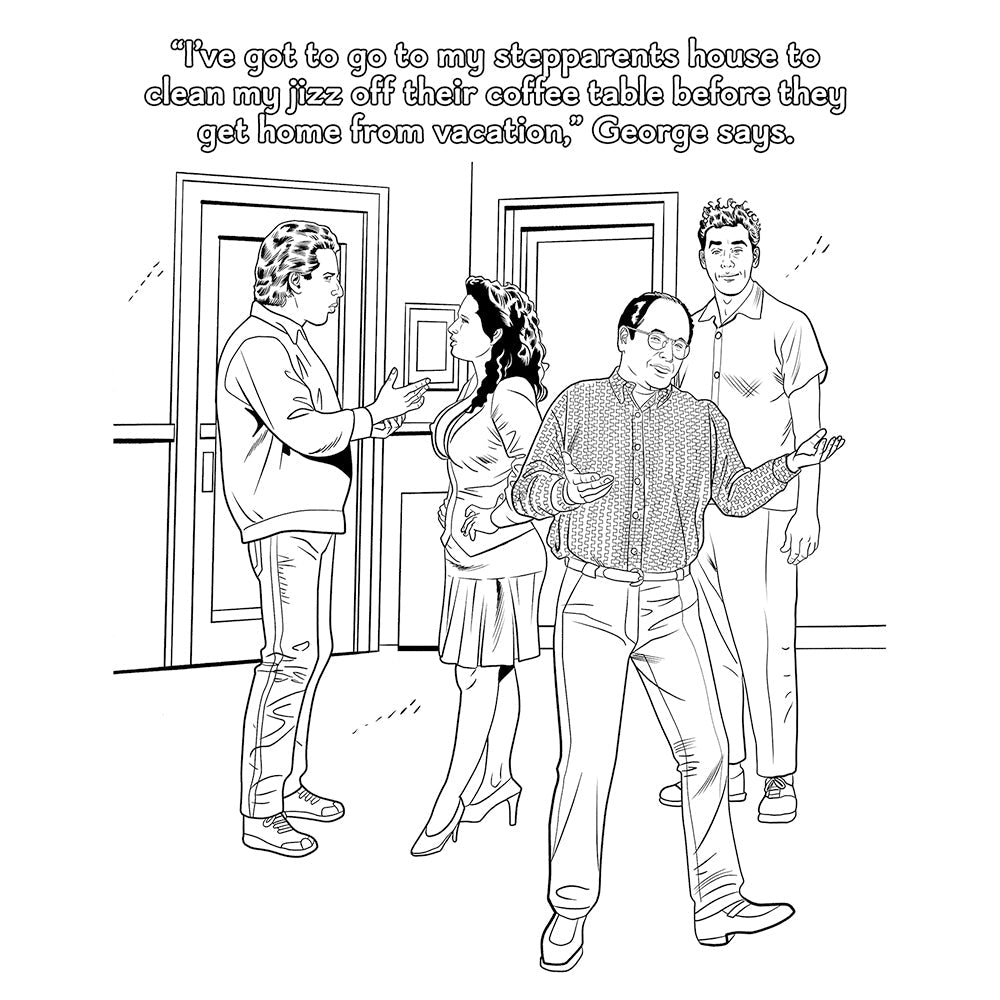 SEXFELD PORN PARODY COLORING BOOK