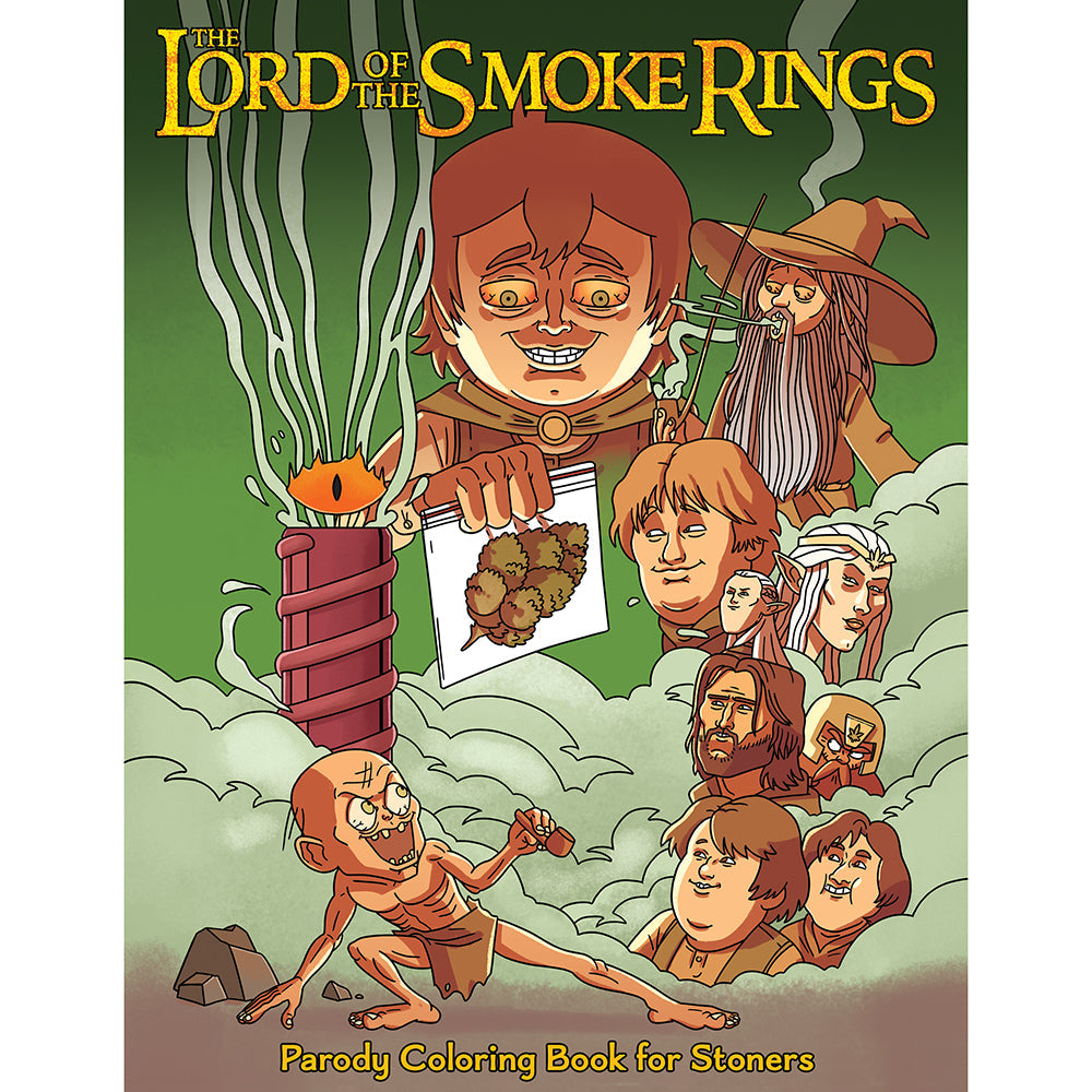 WOOD ROCKET - THE LORD OF THE SMOKE RINGS COLORING BOOK