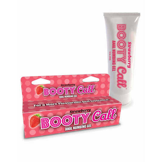BOOTYCALL ANAL DESENSITIZER STRAWBERRY 1.5 OZ.