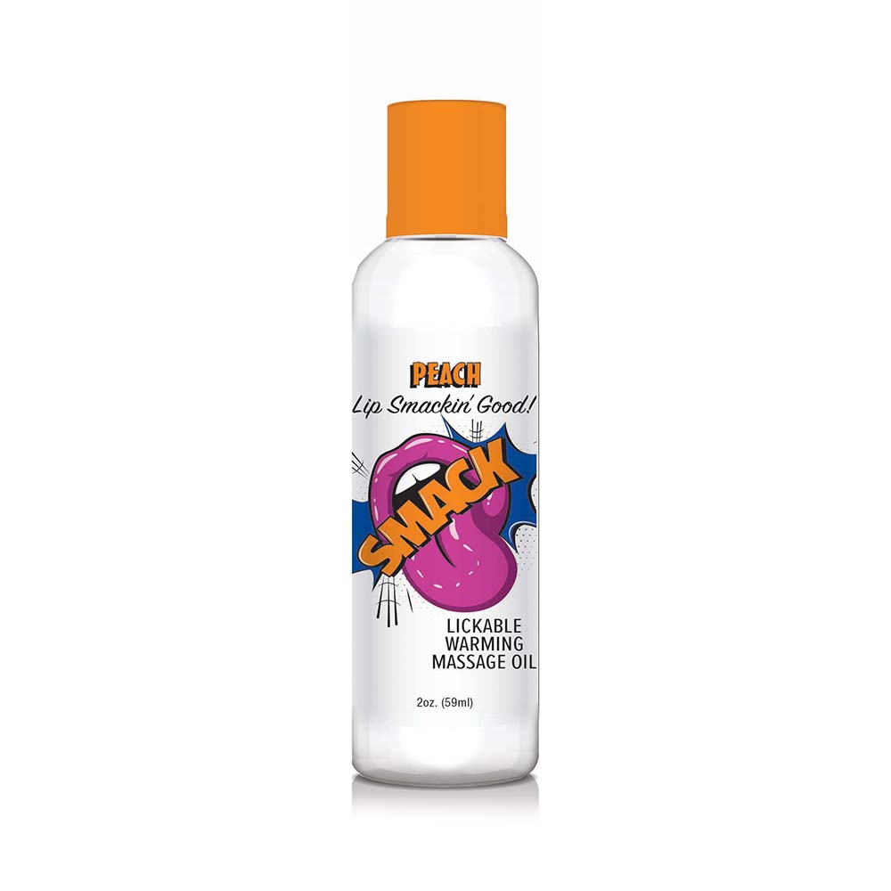 LITTLE GENIE - SMACK LICKABLE MASSAGE OIL PEACH 2 OZ.