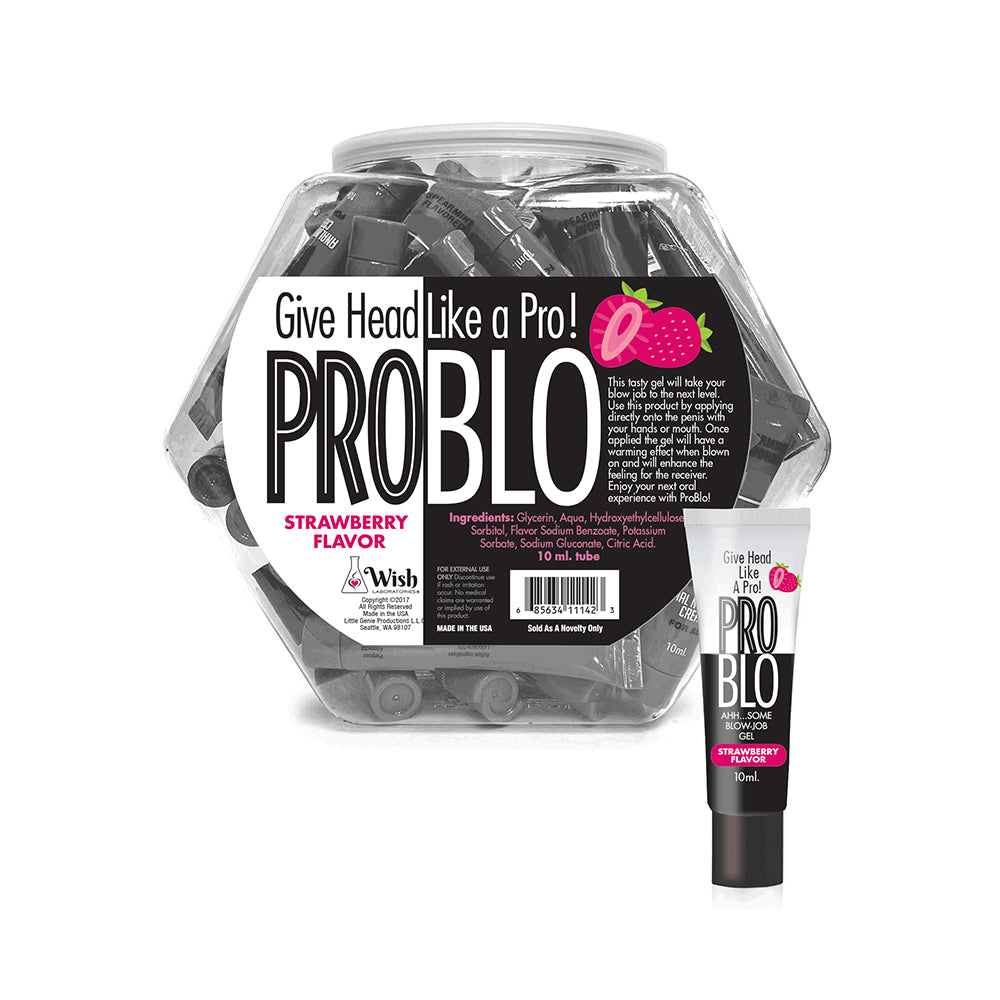 LITTLE GENIE - PRO BLO STRAWBERRY 10 ML 65-PIECE FISHBOWL