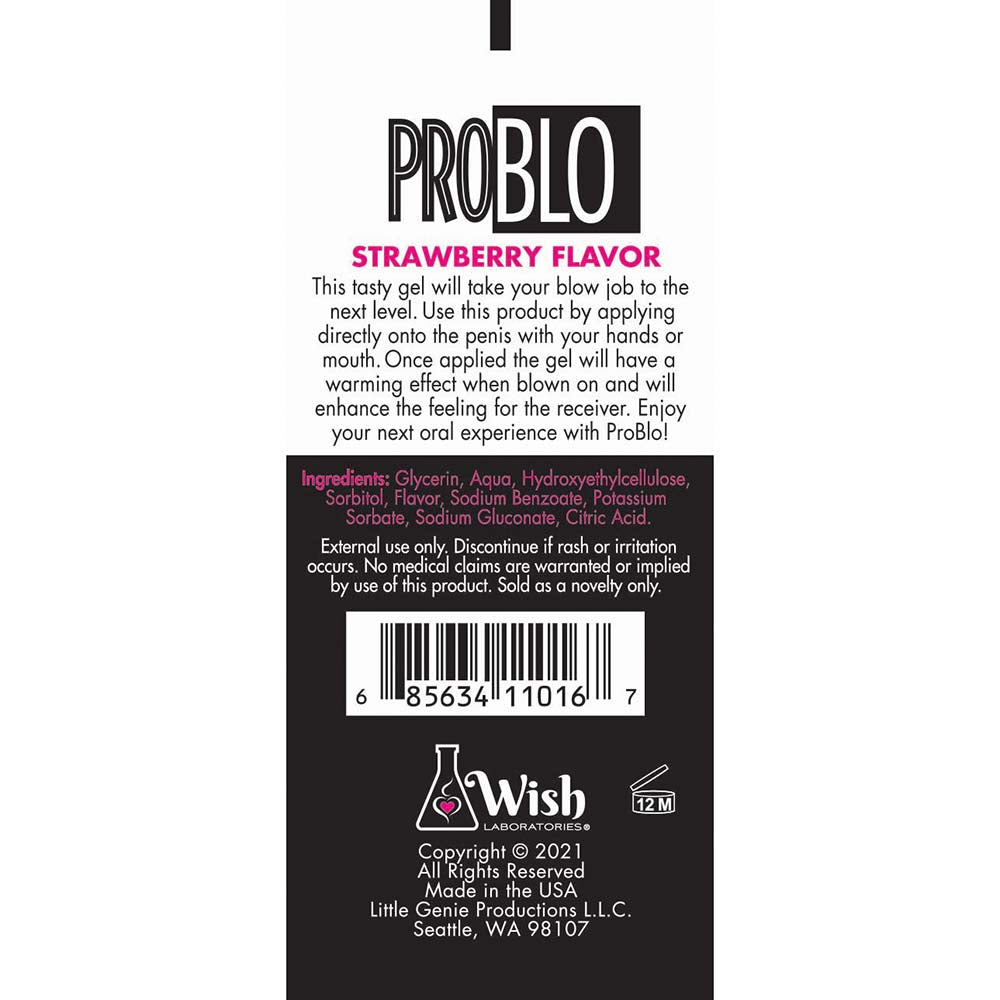 LITTLE GENIE - PRO BLO STRAWBERRY 10 ML 65-PIECE FISHBOWL