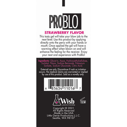 LITTLE GENIE - PRO BLO STRAWBERRY 10 ML 65-PIECE FISHBOWL