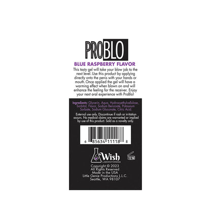 LITTLE GENIE - PRO BLO FRAMBUESA AZUL 1.5 OZ.
