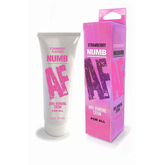 LITTLE GENIE - DESENSIBILIZADOR ANAL ADORMECEDOR DE FRESA 1.5 OZ.