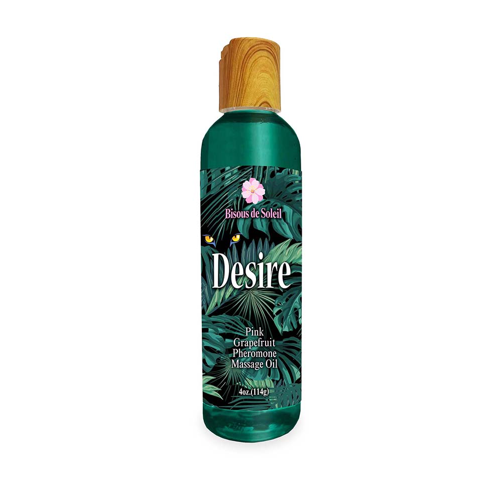 DESIRE PHEROMONE MASSAGE OIL PINK GRAPEFRUIT 4 OZ.